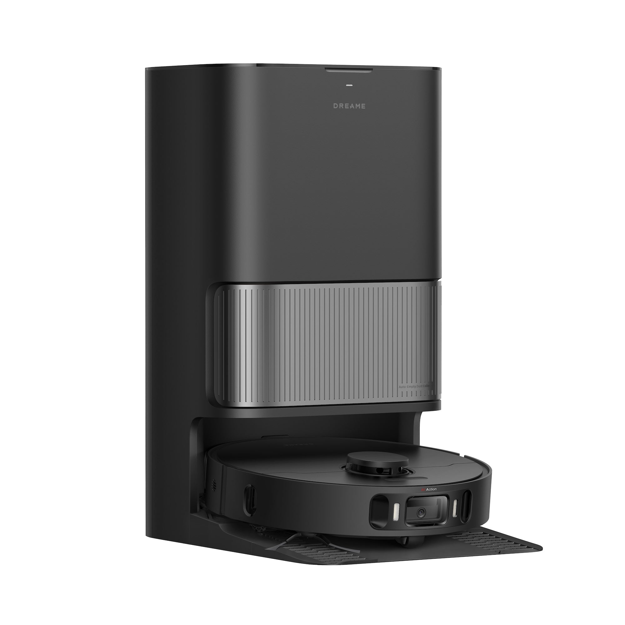 Dreame robot vacuum on its all-in-one self-cleaning dock