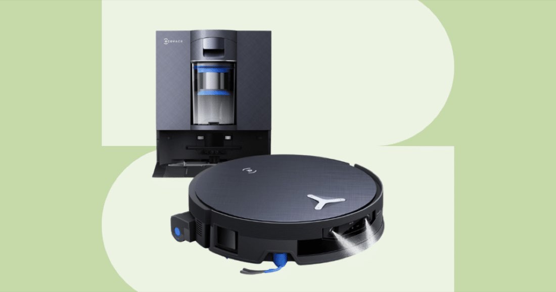 Ecovacs Deebot X12 OmniCyclone robot vacuum and bagless cyclone dock