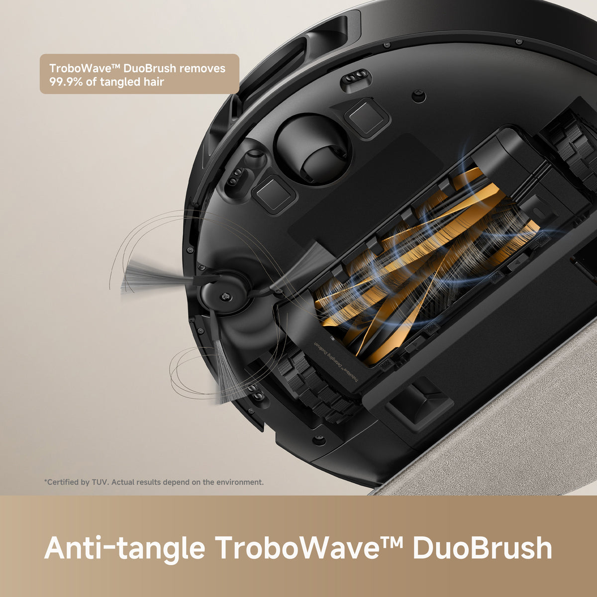 MOVA E30 Pro Plus TroboWave DuoBrush anti-tangle main roller brush