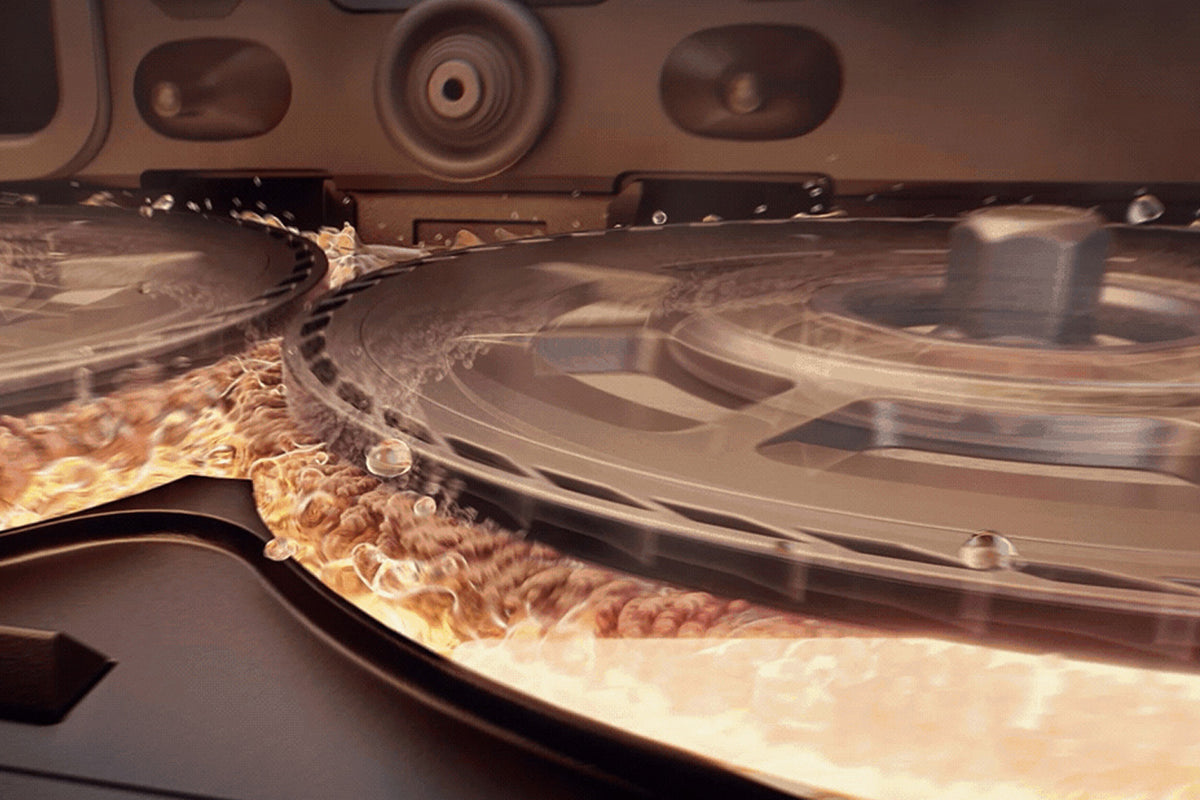 MOVA Mobius 60 dock hot water washing mop pads at 212°F with PTC heating for deep sanitization