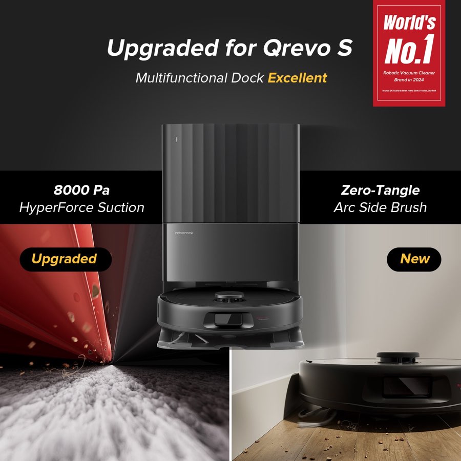 Roborock QV 35A design and build quality