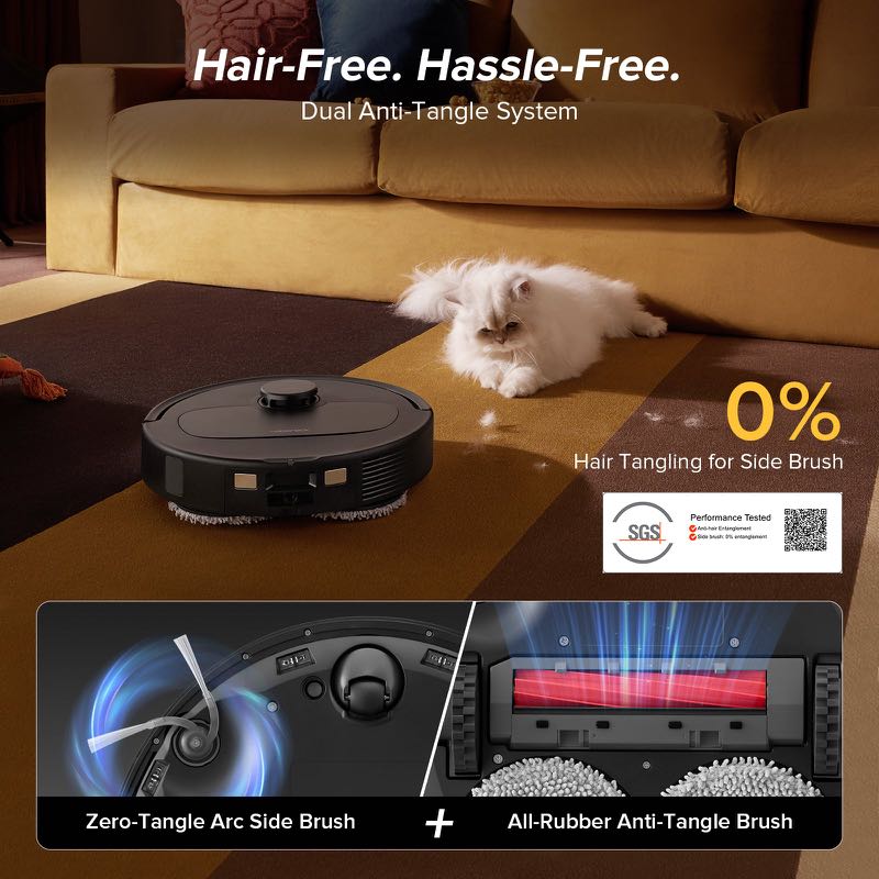 PreciSense LiDAR navigation mapping a room