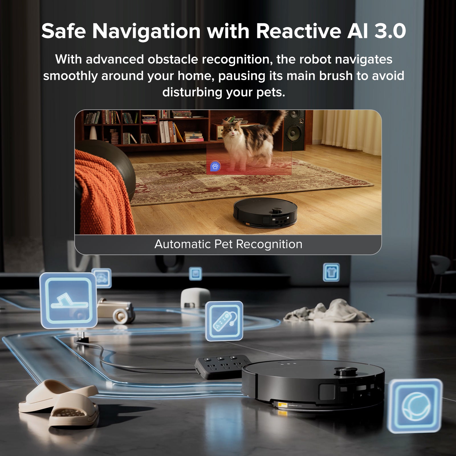 Saros 10 docked in a modern kitchen