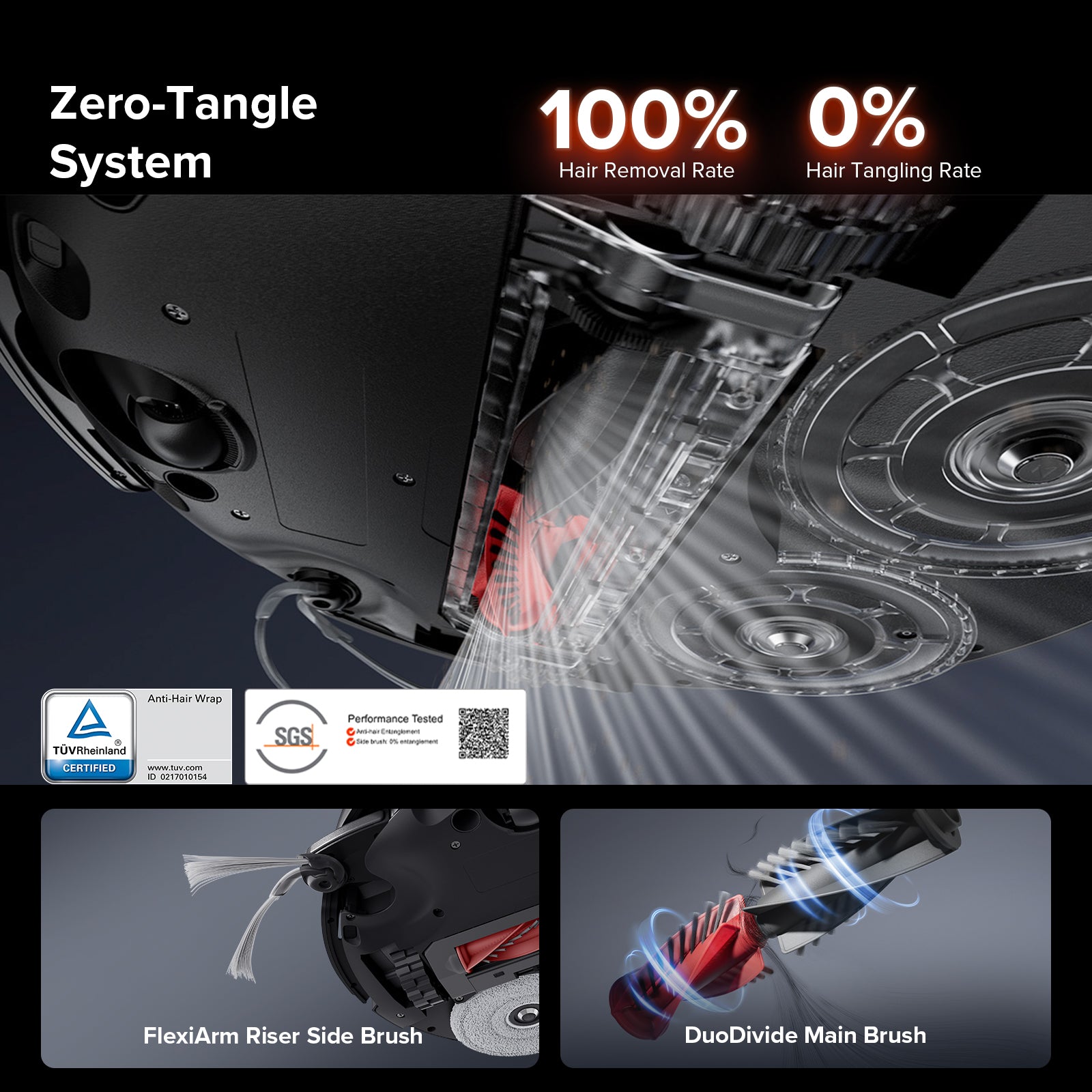 Roborock Saros 10R cleaning performance on hard floor